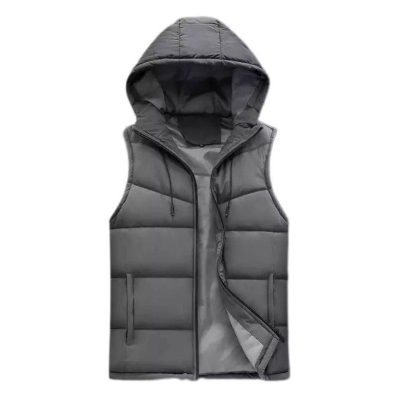 jaket rompi cowok musim dingin Hoodie stylish rompi vest lapangan rompi musim dingin pria