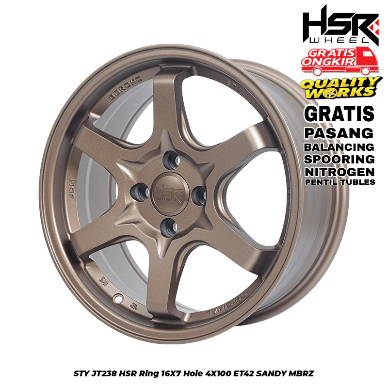 Velg Fariasi Mobil Jazz Yaris City Mobilio Ring 16 Velg Hsr Wheel Sty