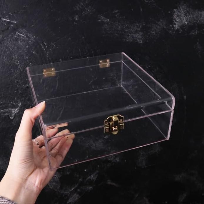 Kotak seserahan akrilik / kotak seserahan murah / kotak akrilik custom
