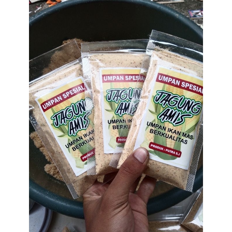 umpan ikan mas spesial jagung amis