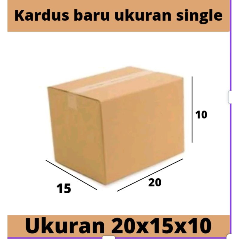 

Kardus packing box polos Uk 20x15x10 Bekasi Tambun Selatan