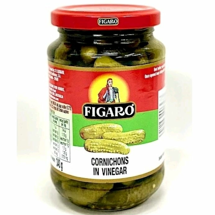 

FIGARO Cornichons In Vinegar 340g
