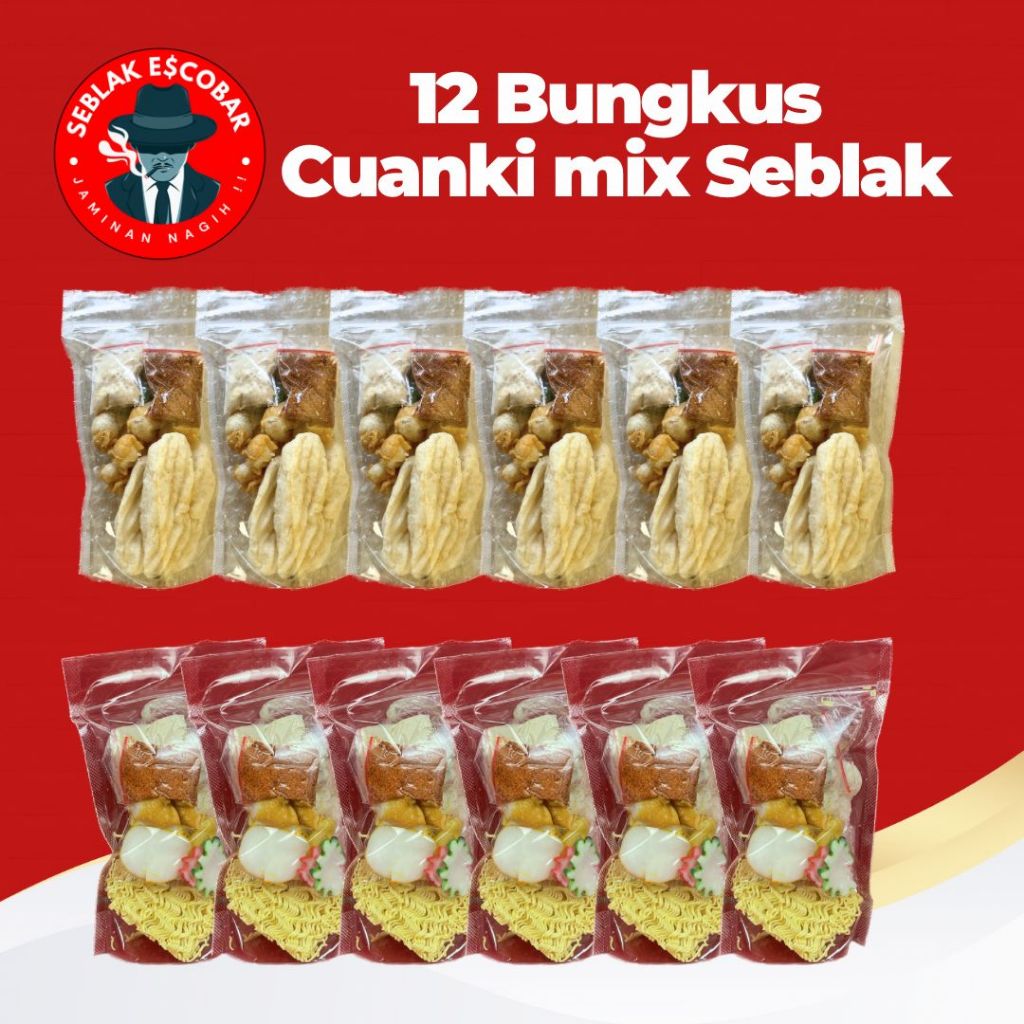 

Cuanki Mix Seblak 12 Bungkus HomeMade By SeblakEscobar