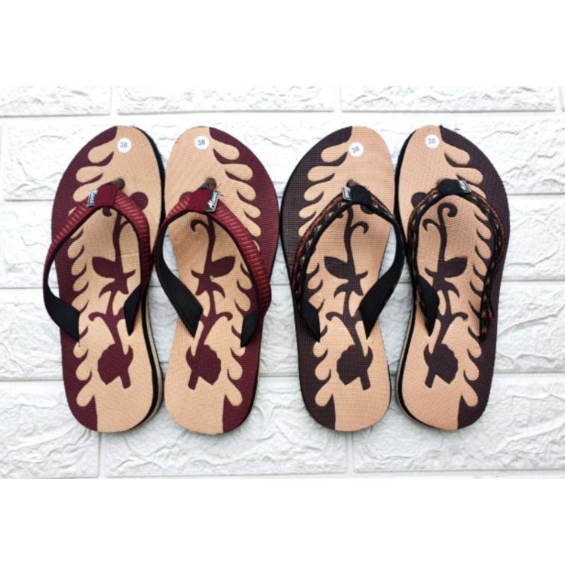 Sandal Wanita/ Sandal Murah/ Sandal Sablon/ Sandal Lucu Murah