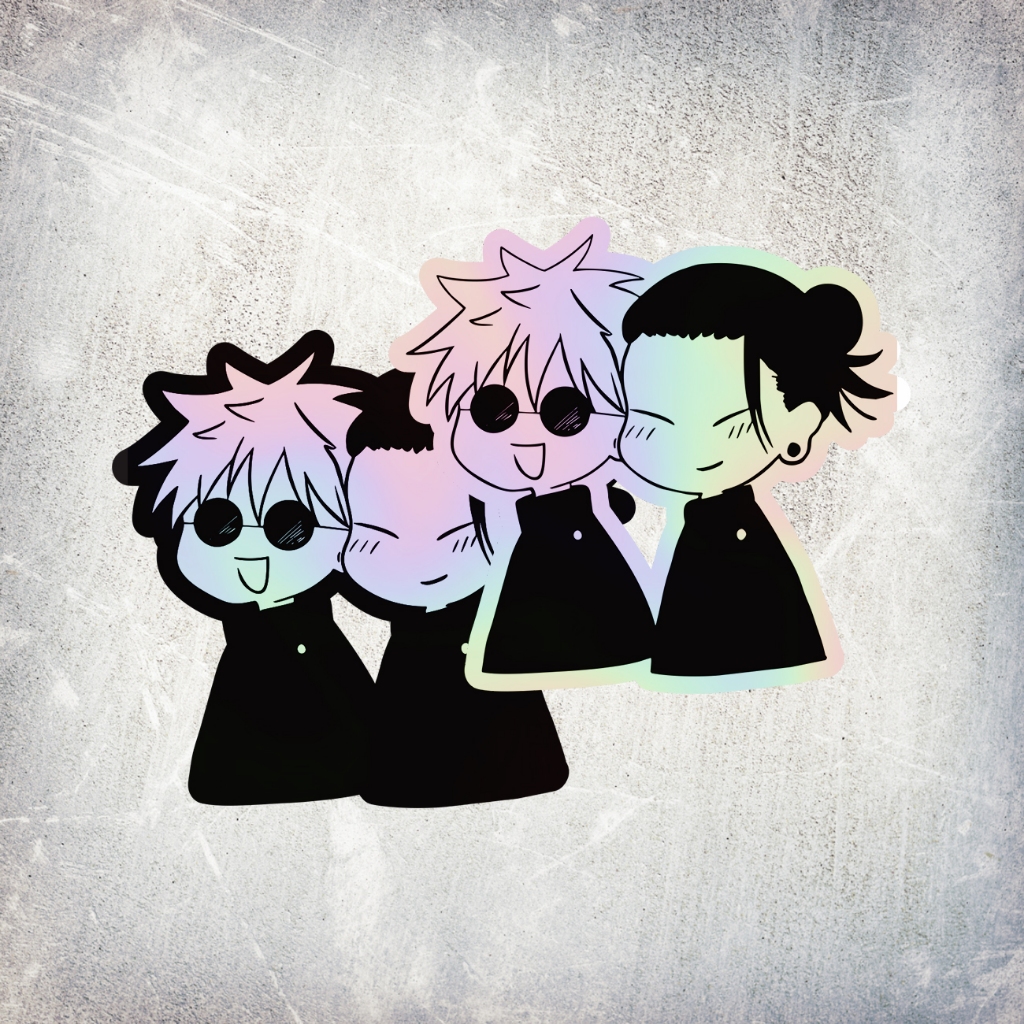 

STICKER HOLOGRAM ANIME GOJO SATORU JUJUTSU KAISEN