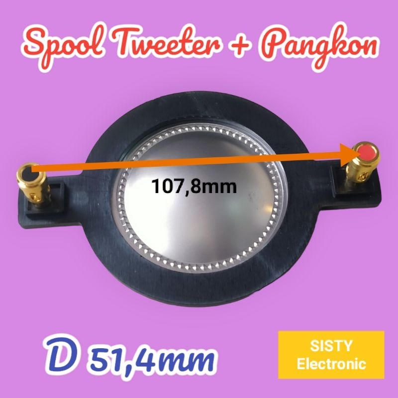 Spol Spul Spool Coil Tweeter 51,4mm 🅑🅐🅖🅤🅢