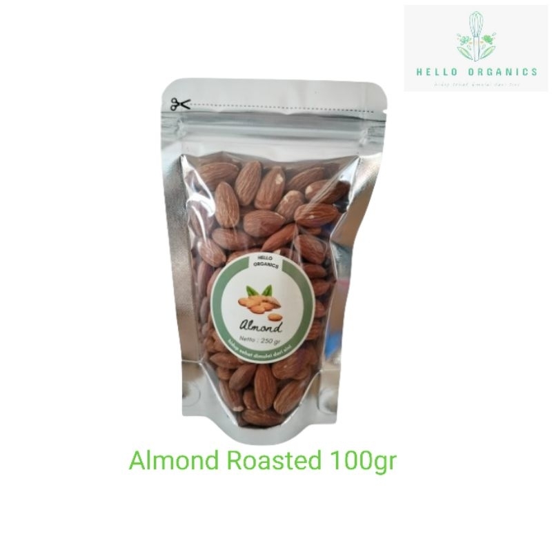 

Kacang Almond Panggang 100gr