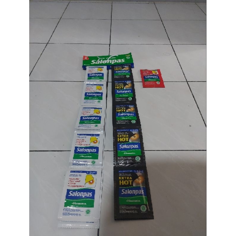 Salonpas Koyo + Extra hot renceng Berhadiah Koyo Merah 12pcs