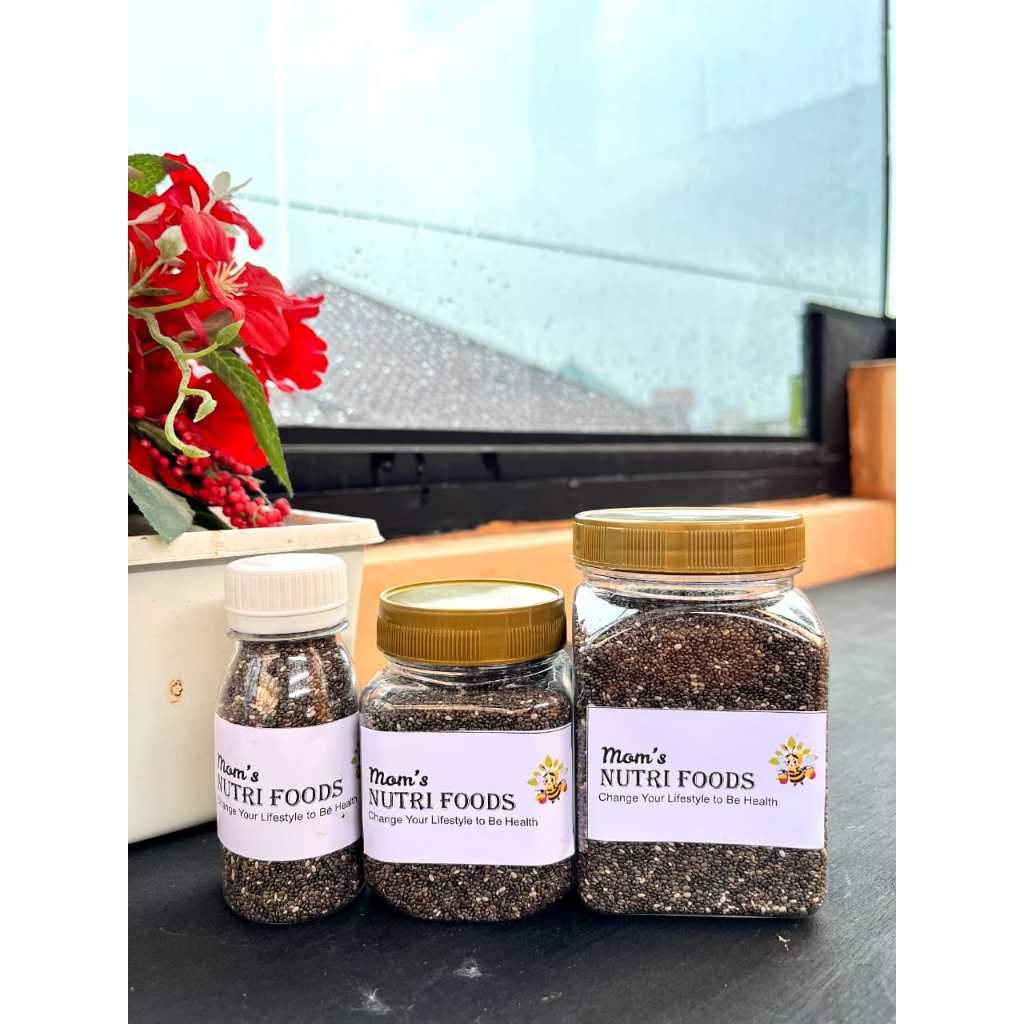 

Chia seed Kualitas Premium By Moms Honey / Black chia seed Original