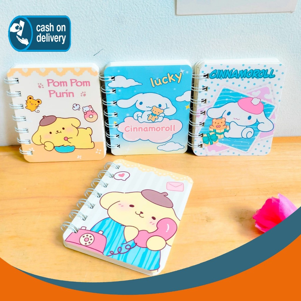 

BUKU NOTEBOOK BINDER SPIRAL SANRIO A7 KARAKTER RING DIARY MODEL BERGARIS TULIS LUCU ANAK ALAT TULIS KANTOR SEKOLAH MURAH TERMURAH COD