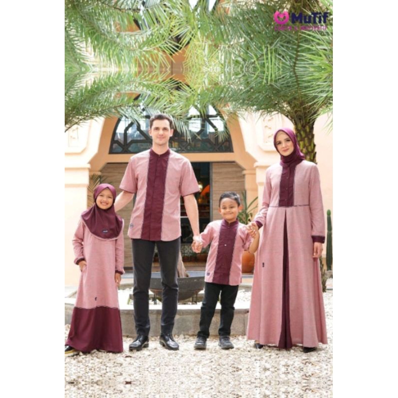 Mutif sarimbit kalyla maroon