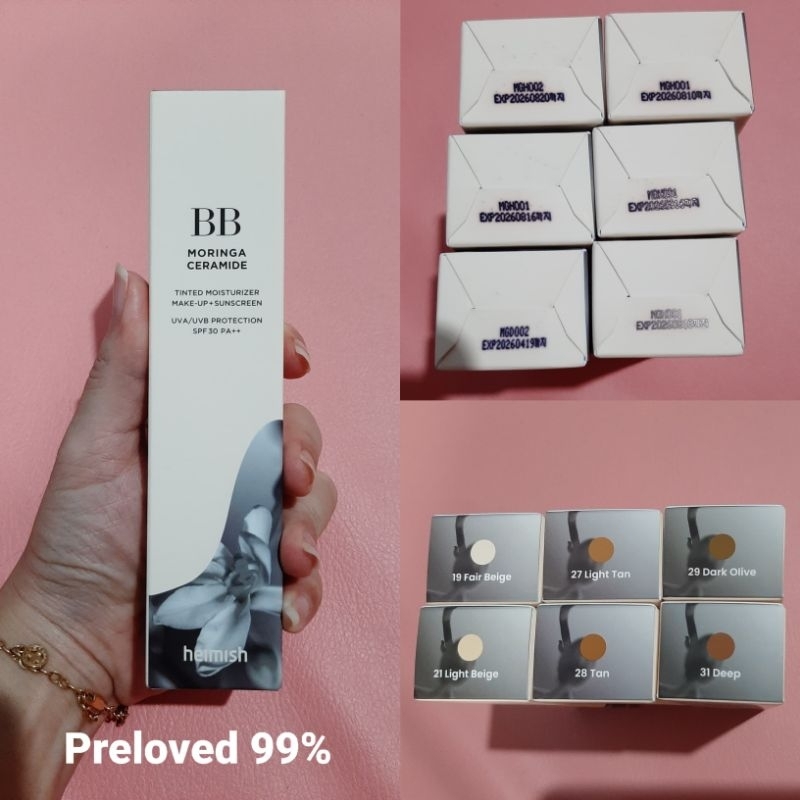 Preloved Heimish BB Moringa Ceramide tinted moisturizer make up sunscreen