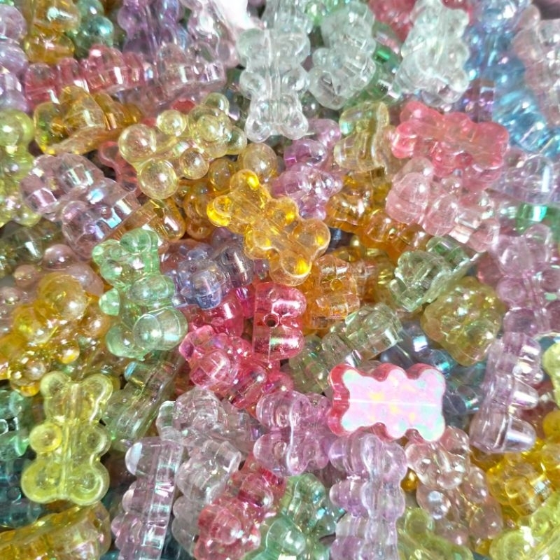 25gr Manik beruang/manik bear gummy bear bening