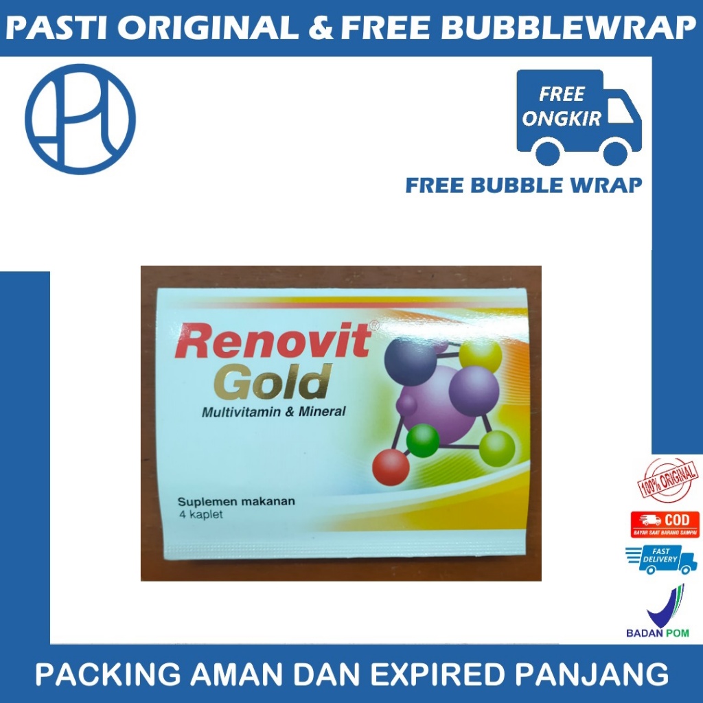 RENOVIT GOLD STRIP ISI 4 MULTIVITAMIN
