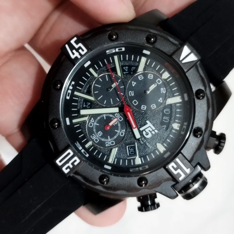 ORIGINAL T5 JAM TANGAN PRIA COWOK ANTI TAHAN AIR SPORT karet T5 JAM TANGAN PRIA COWOK COWO ORIGINAL 