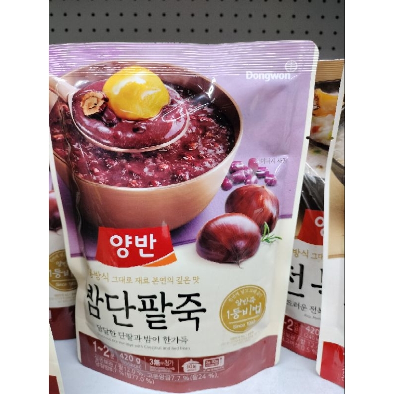 

Dongwon glutinous rice porridge with chestnut and red bean