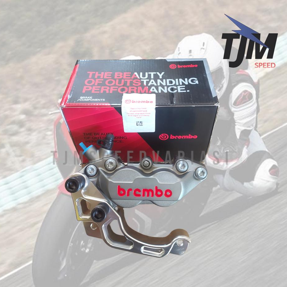 Kaliper Brembo 4P Grey + Breket Kaliper Vario 125/150 160 260mm