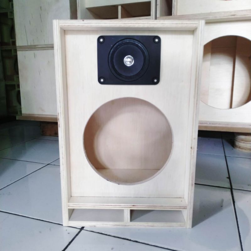 Box speaker miniscoop 8 inch + tweeter