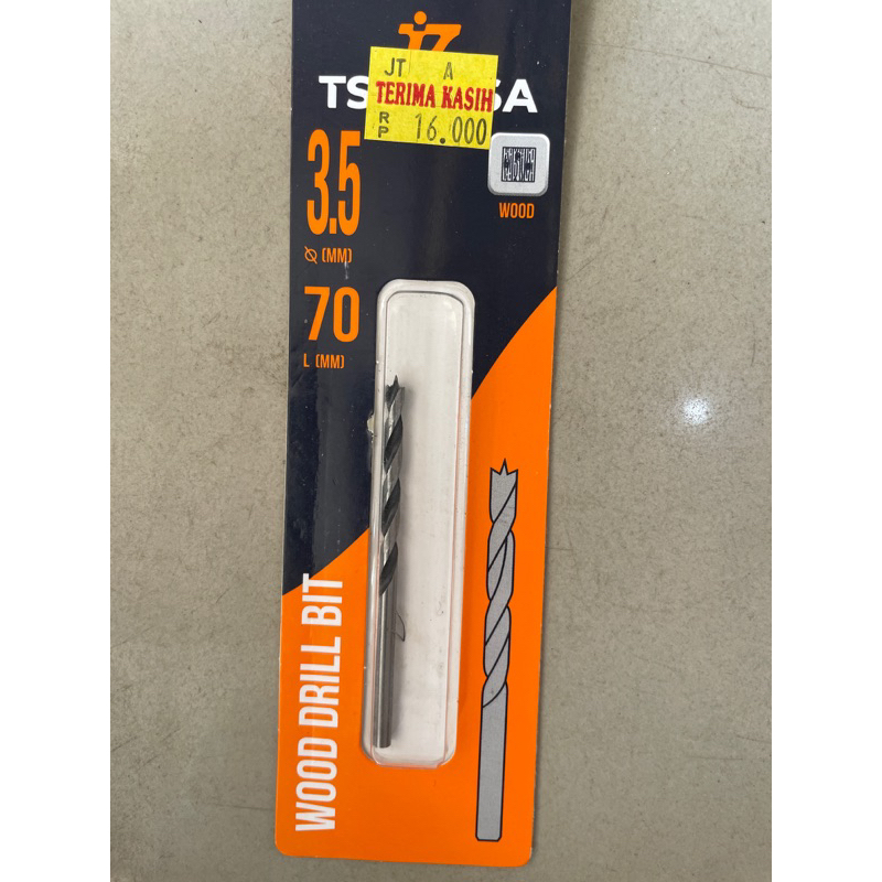 MATA BOR KAYU TSUYOSA 3,5MM/MATA BOR KAYU TSUYOSA 3,5mm HARGA 1Pcs
