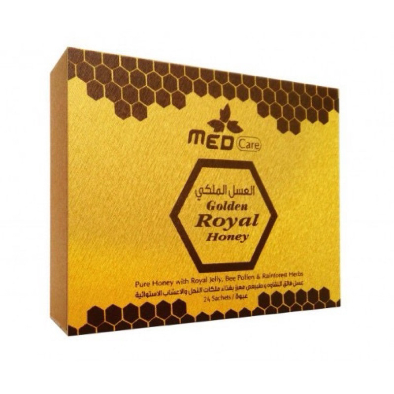 

100% ORIGINAL MEDCARE GOLDEN ROYAL HONEY 24 sachets x 10gr