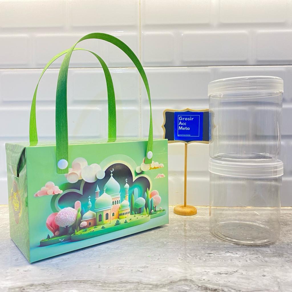 

6PCS BOX STOPLES JAR 600ML LEBARAN / KOTAK HAMPER / DUS HAMPER LEBARAN / BOX LEBARAN / DUS TOPLES JAR 600ML LEBARAN