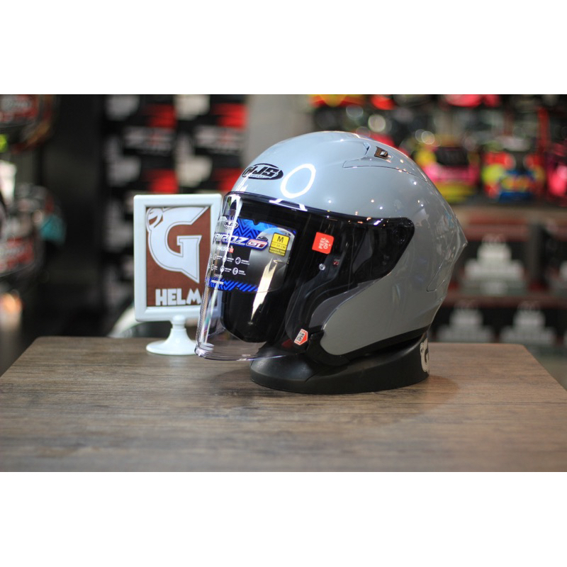 NJS KAIROZ GT SOLID HELM HALF FACE DD RING