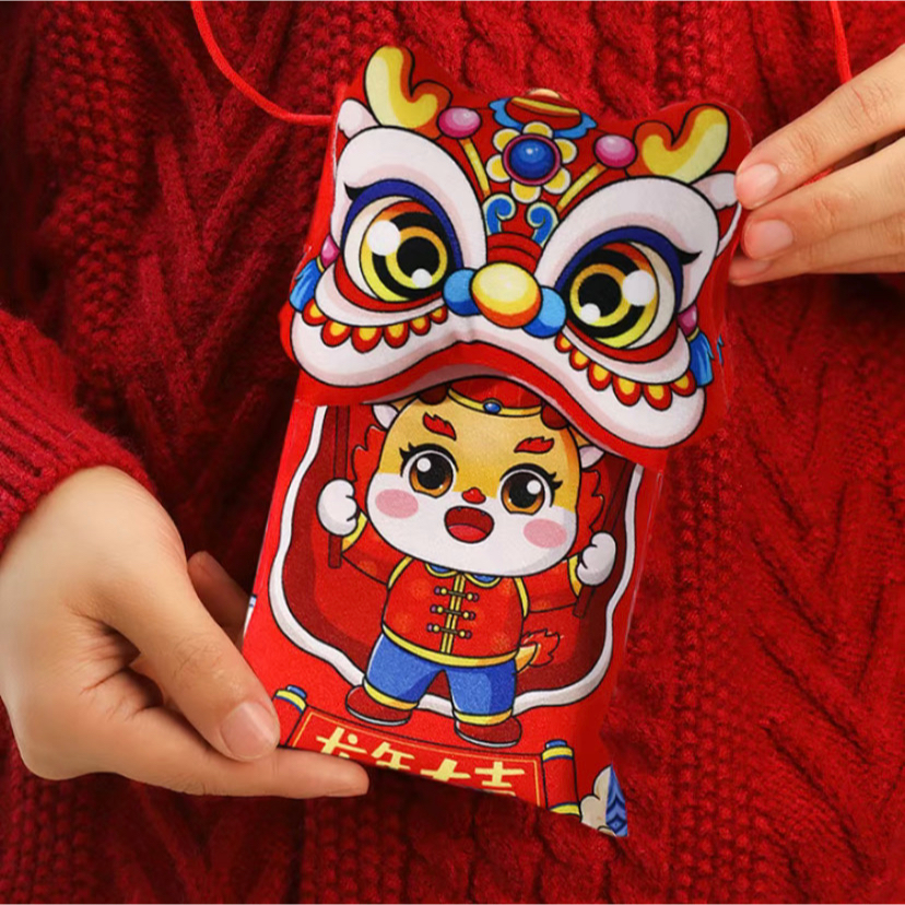 

Tas Kain Naga Bunyi 2025 Dompet Angpao Dragon Tas Sempelang Red Pocket Hampers Imlek Sovenir Murah