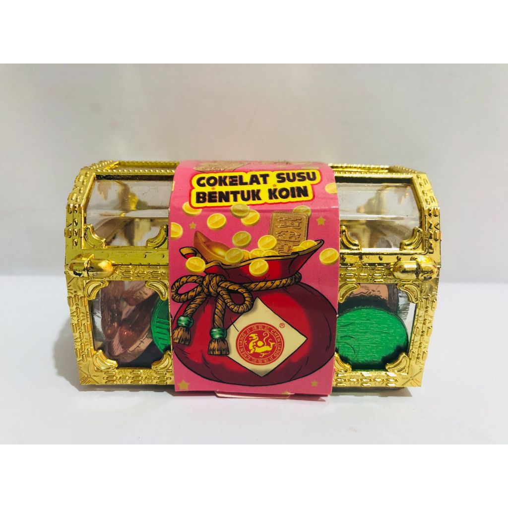 

Coklat Susu Bentuk Koin / Cokelat Koin Kemasan Peti / Coklat Koin Warna-Warni 68gr