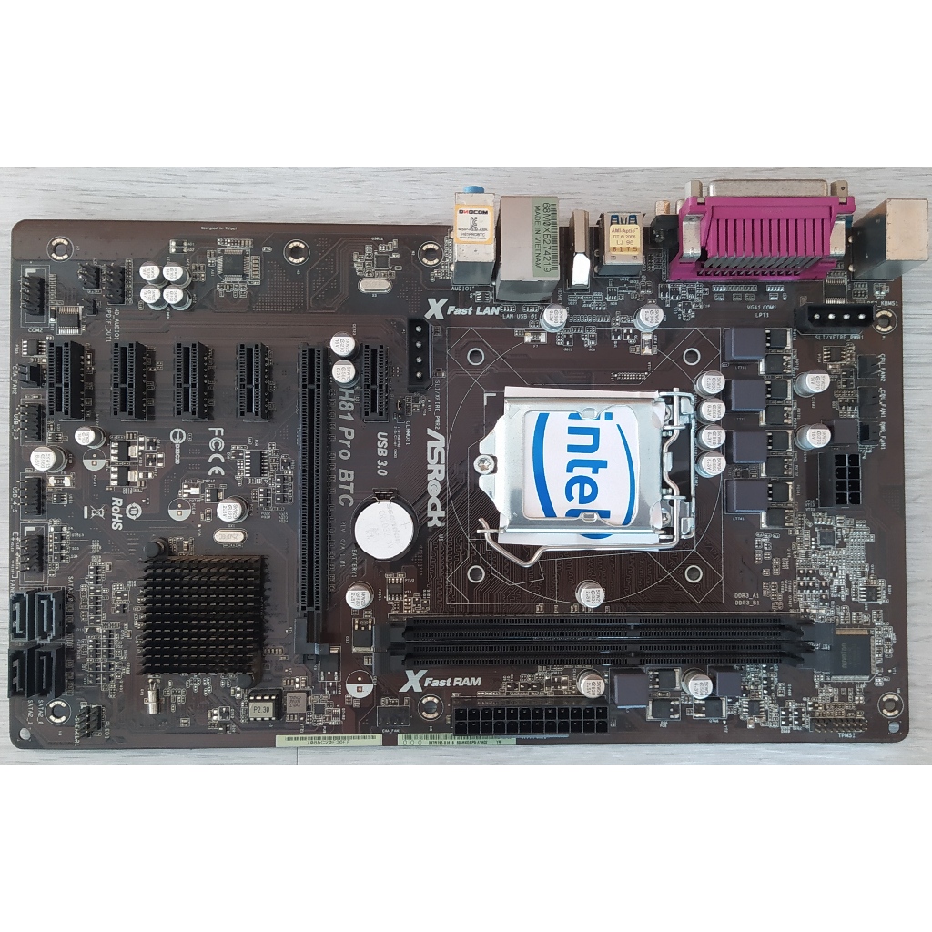 Motherboard H81 Asrock Pro BTC LGA 1150 Mainboard Mobo
