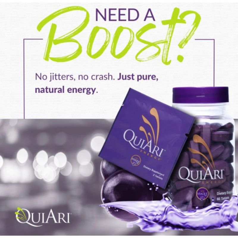 Quiari Energy By Maqui Berry 1 Sachet isi 2 Tablet BPOM