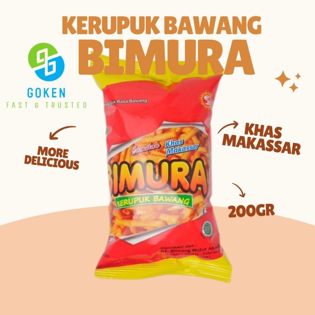 

KERUPUK BAWANG KHAS MAKASSAR 200GR BIMURA