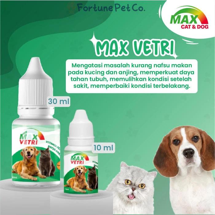 Max Vetri Vitamin Nafsu Makan Kucing Anjing Vitamin Napsu Makan Anjing Kucing