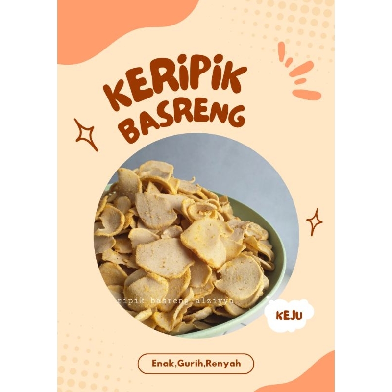 

Keripik Basreng Alziyya | Keju 500 gram