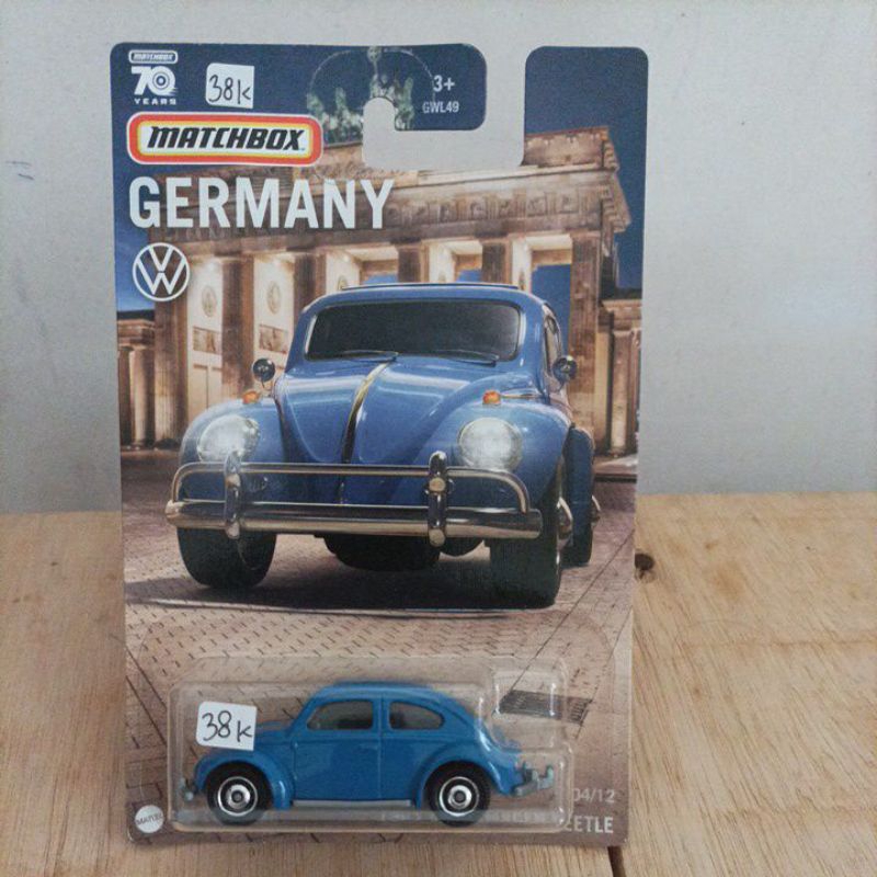 matchbox 1962 volkswagen beetle