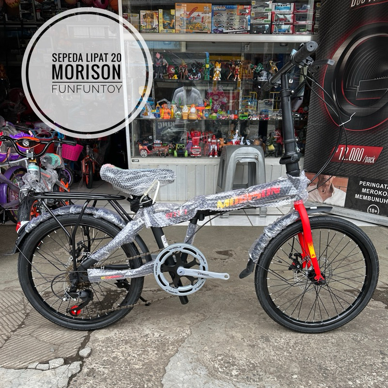 sepeda lipat 20 morison discbrake 7 sp