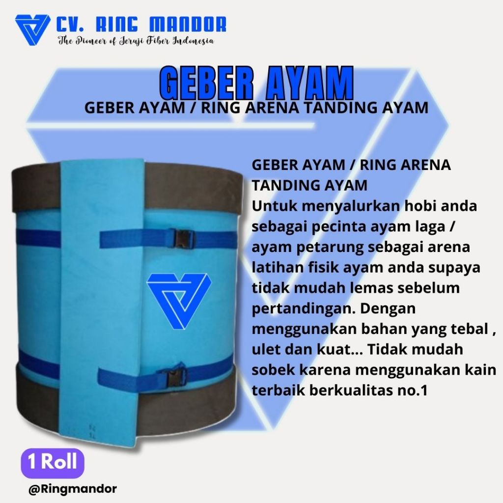Keber GEBER Diameter 2 meter Geber Spon Ayam Hewan