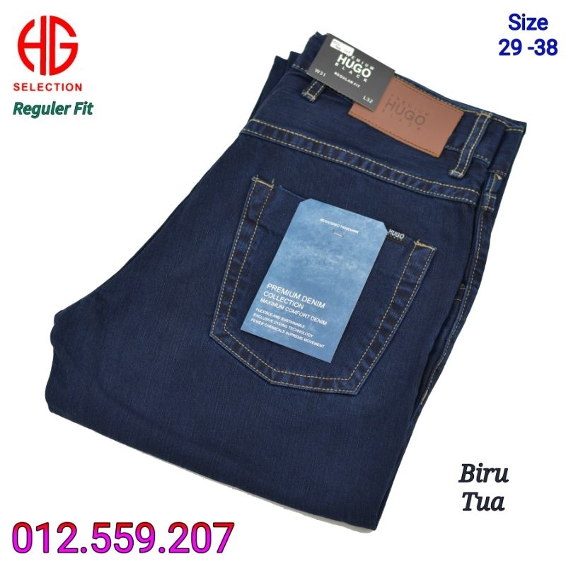 Celana Jeans Pria Hugo Selection  012.559.207 Reguler Fit