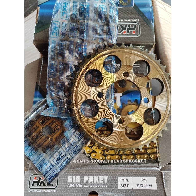 GIR GEAR PAKET SUPRA KEV MERK HKC