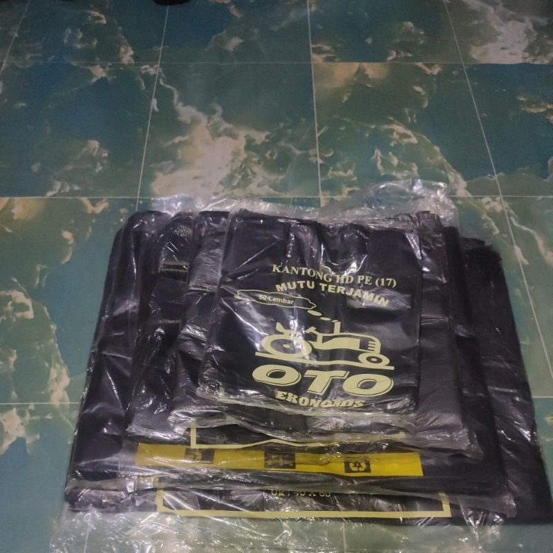 Kantong HDPE Hitam Ekonomis 50lembar