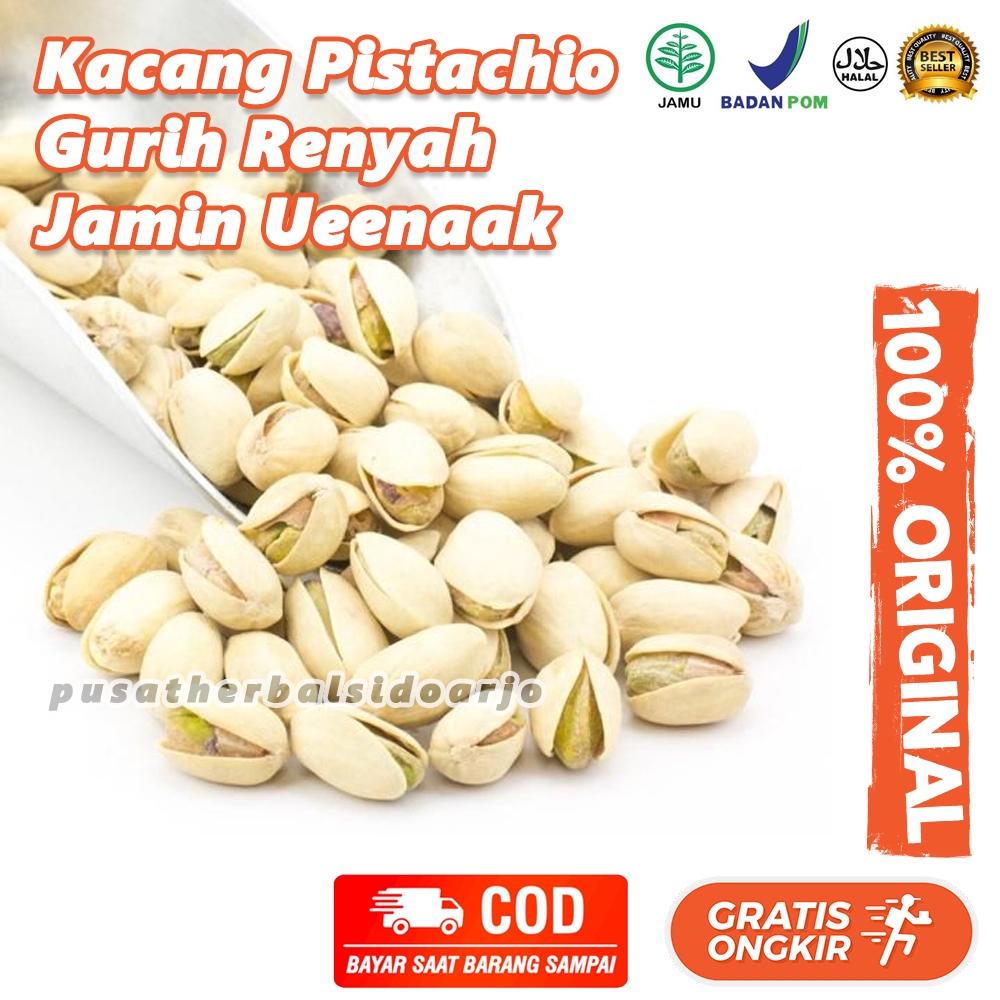 

Pistachio Roasted Kacang Pistacio Kacang Fustuk Arab Murah Premium Quality