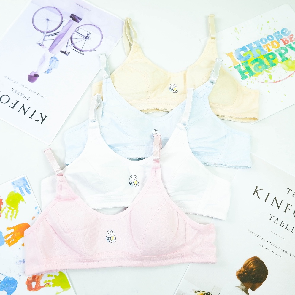 PROMO ALE Sylle  Sport Bra Anak Sekolah SD  SMP  SMA Warna Soft Busa Tipis 61