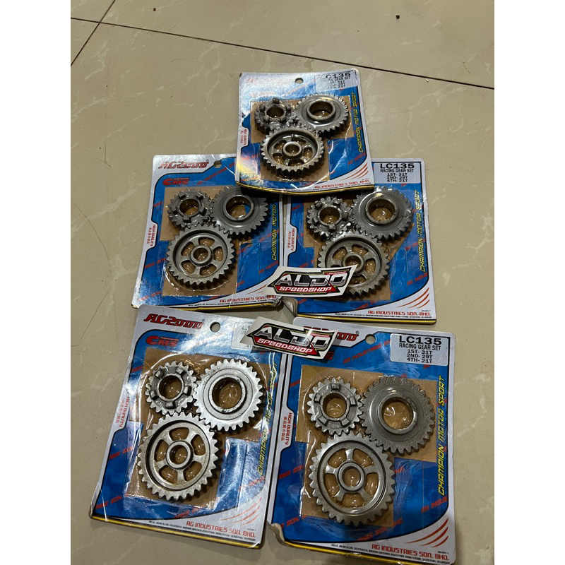 GIGI RASIO JUPITER MX OLD 4 SPEED/LC135 CMS OLD STOK