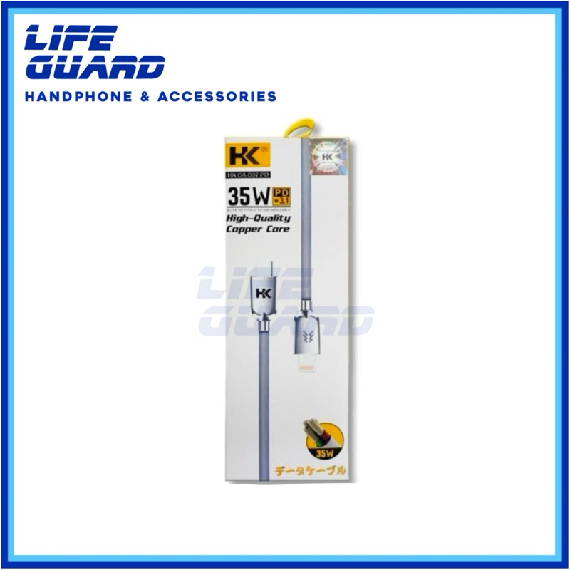 KABEL DATA HK CA-D07 PD3.1 65W DATA CABLE FAST CHARGING TYPE C TO LIGHTNING