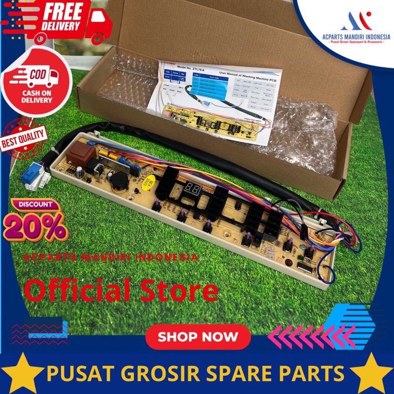 ELECTROLUX EWT7042S ( HYDROTURBO ), Modul pcb mesin cuci Top Loading