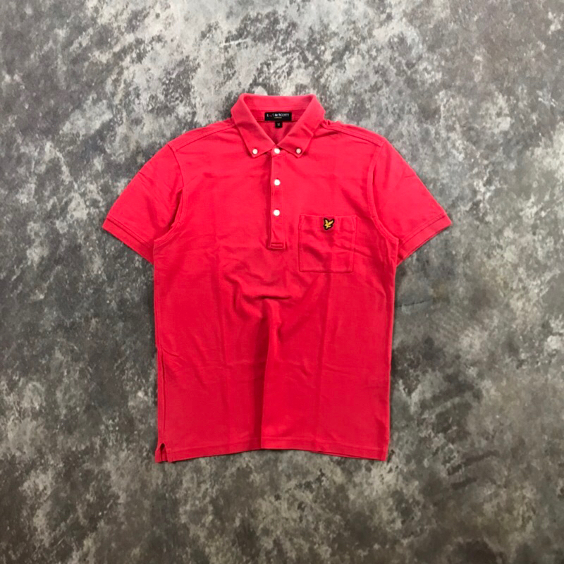 POLO SHIRT LYLE & SCOTT (LIGHT RED) ORIGINAL SECOND