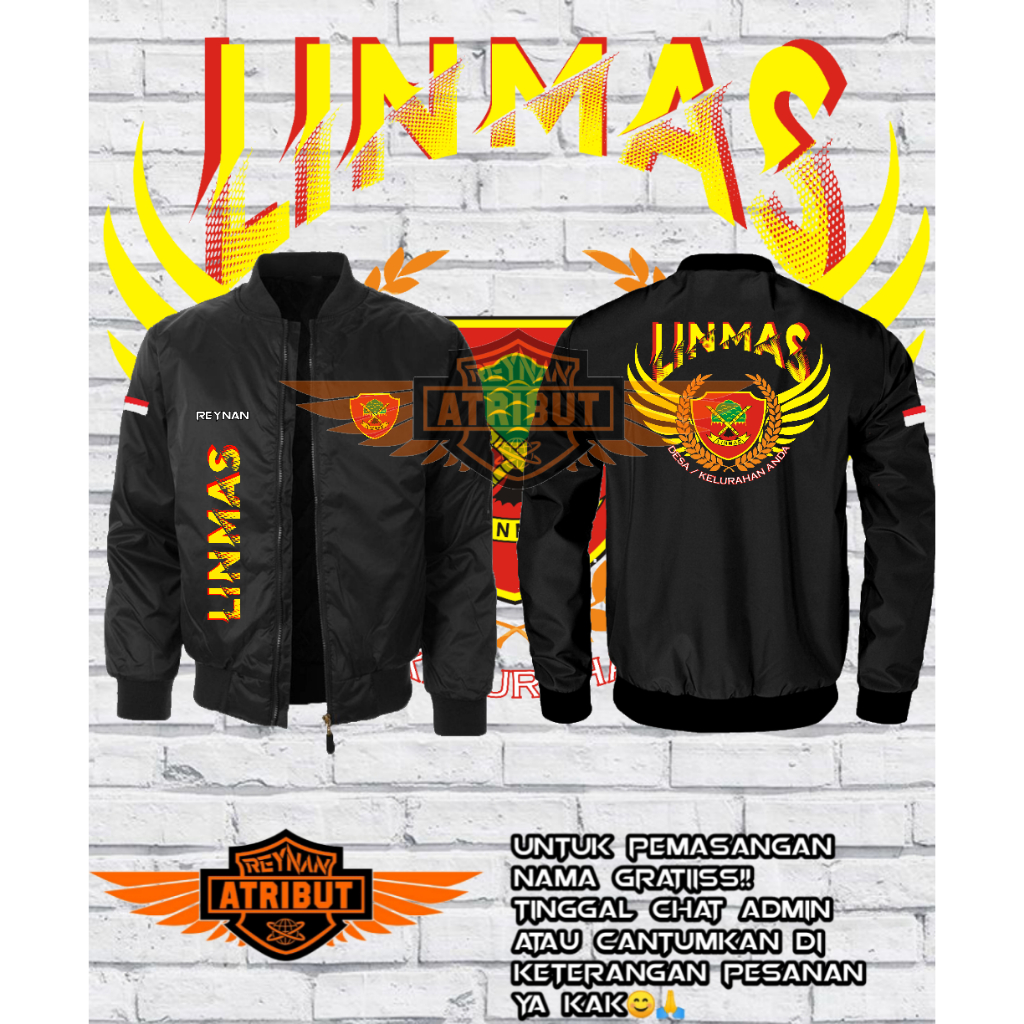 jaket linmas / jaket linmas baru