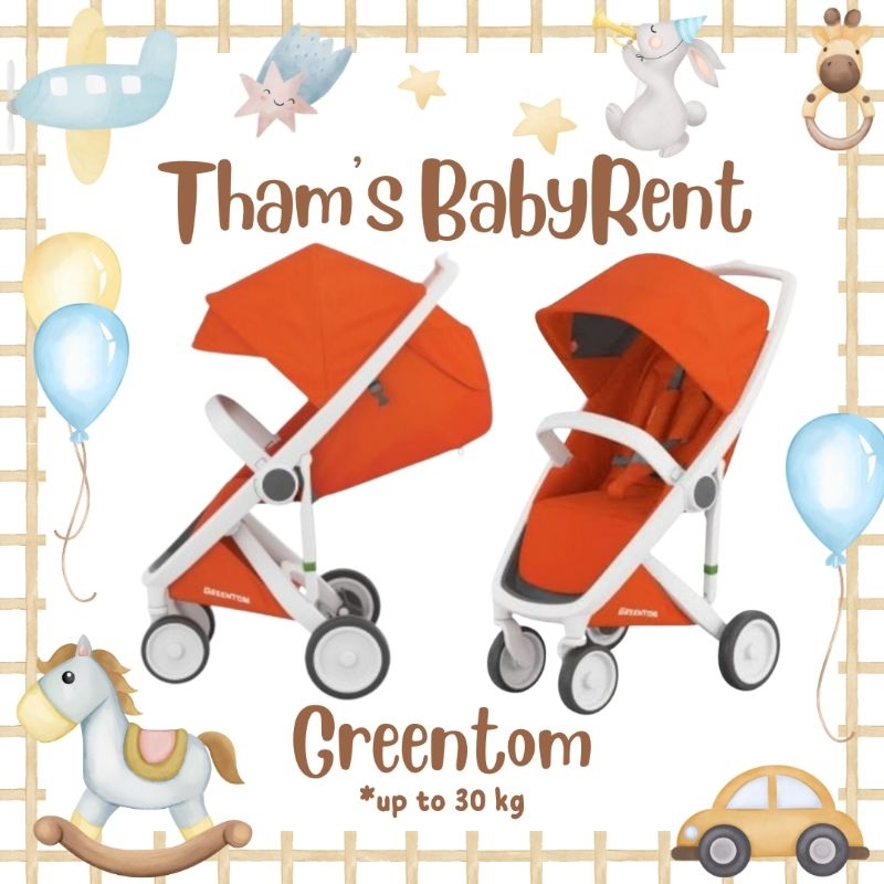 Sewa Stroller Greentom - Sewa Perlengkapan Traveling Stroller Greentom