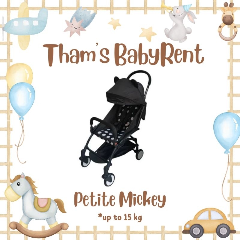 Sewa Stroller Petite Mickey - Remtal Stroller Cabin Size