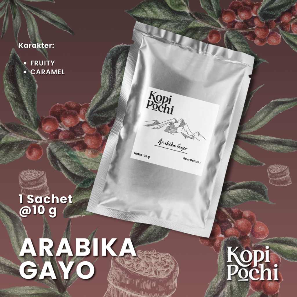 

Kopi Arabika Gayo 1 Sachet 10 Gram