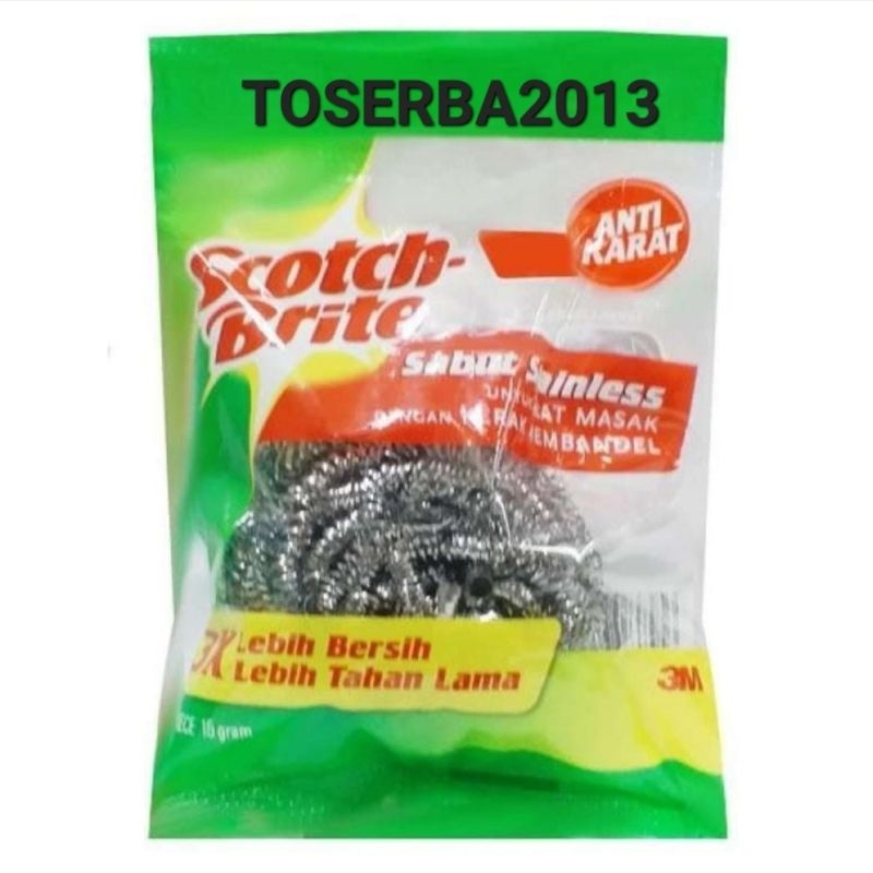 3M SCOTCH BRITE SABUT STAINLESS 15 GR